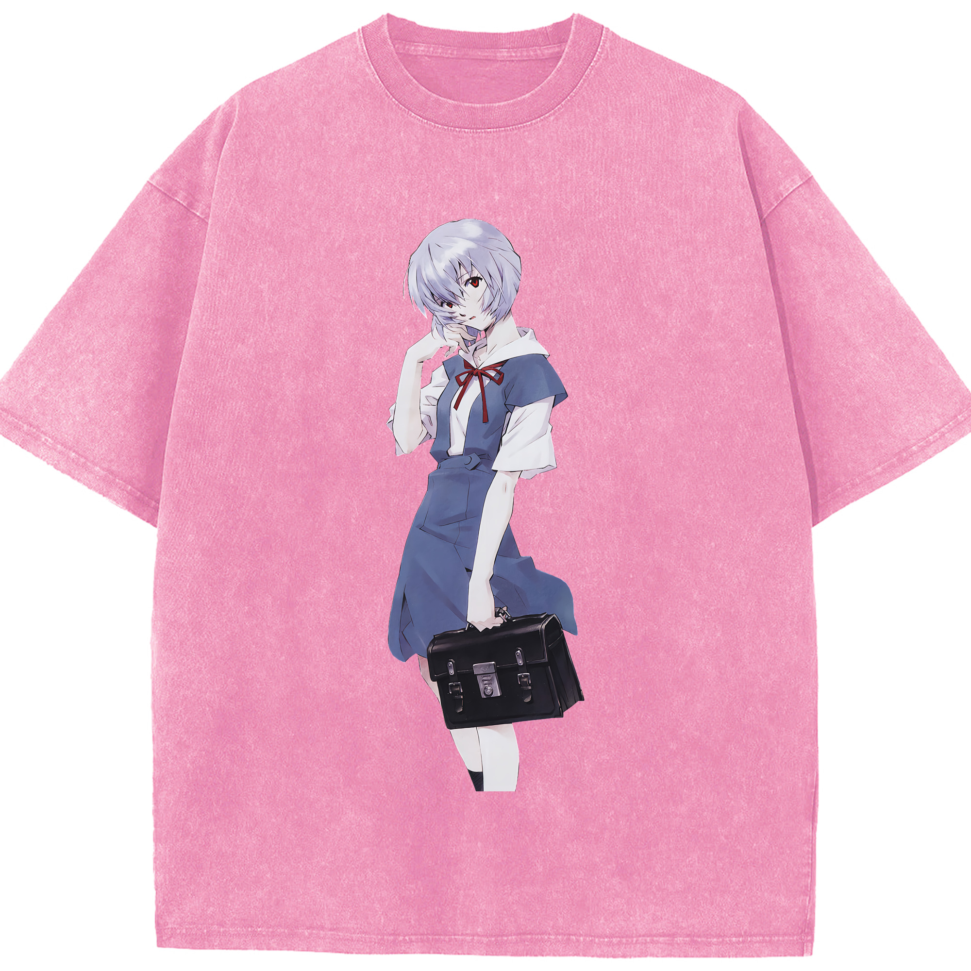 （画像用） EVA 新世紀エヴァンゲリオン 綿100% ヴィンテージ風 半袖Tシャツ（フロントプリント）